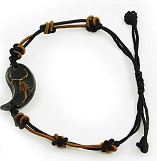black gold scorpion bracelet