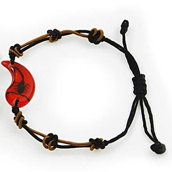 red black scorpion bracelet
