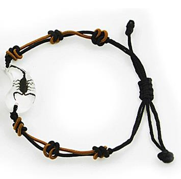 white black scorpion bracelet