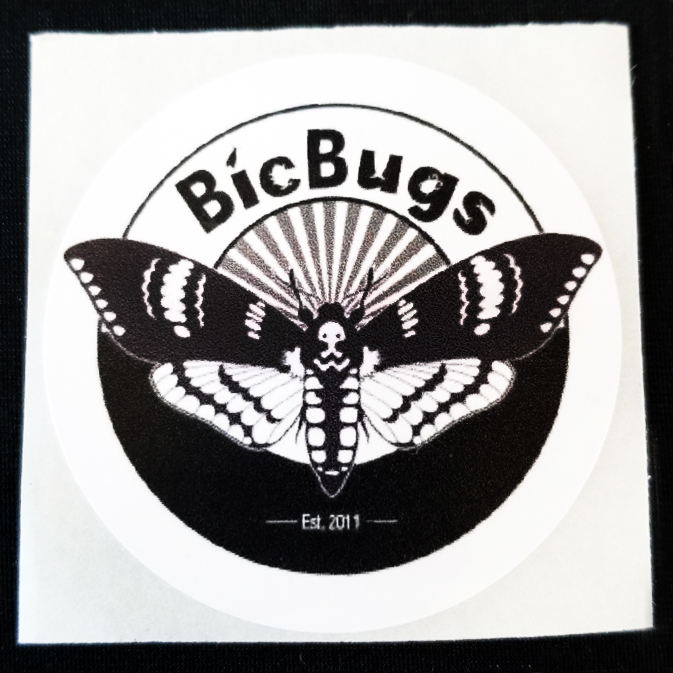 BicBugs official logo sticker
