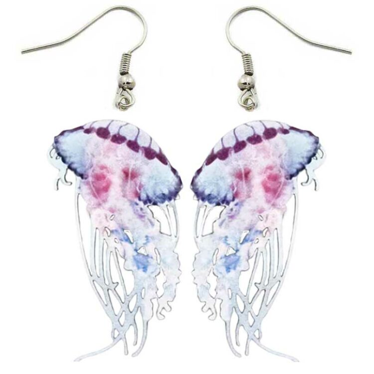 jellyfish replica earrings